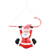 LED Nylon Santa Hang Up Timer Battery Operated Assorted 2