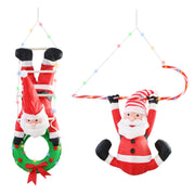 LED Nylon Santa Hang Up Timer B/OP Assorted