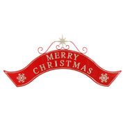 Metal Merry Christmas Arch Sign