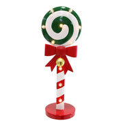LED Metal Candycane/Lollipop Assorted 3