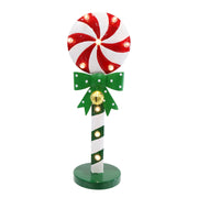 LED Metal Candycane/Lollipop Assorted 4