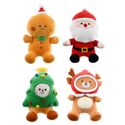 Christmas Plush Jelly Squish Character Assorted