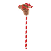 Christmas Riding Reindeer Stick Assorted 3