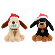 Musical Christmas Puppy Flapping Ears Assorted