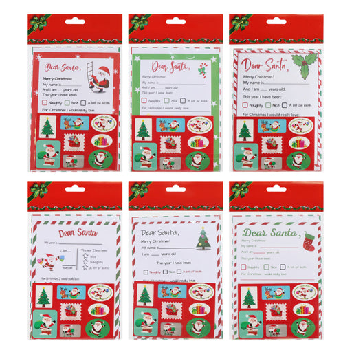 Letter To Santa Pack 3pc Assorted