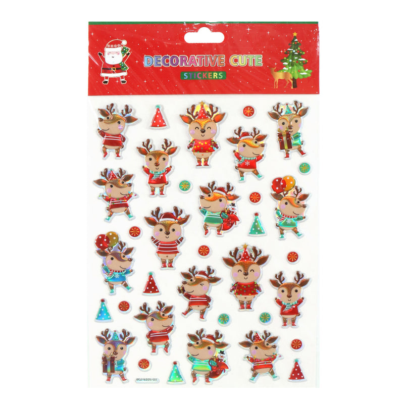 Christmas Stickers Mega-Mix Assorted 8