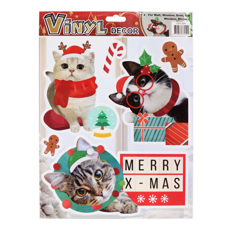 Funky Christmas Pet Stickers Assorted 2