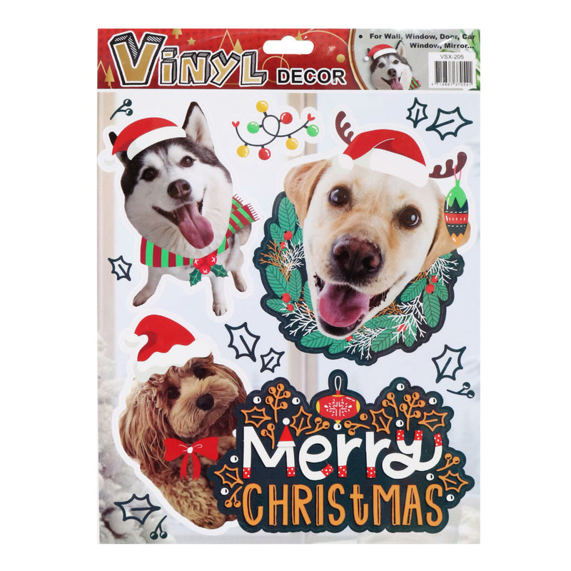 Funky Christmas Pet Stickers Assorted 5