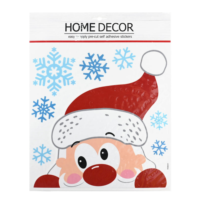 Window Peeper Cling with Snowflakes Assorted 5