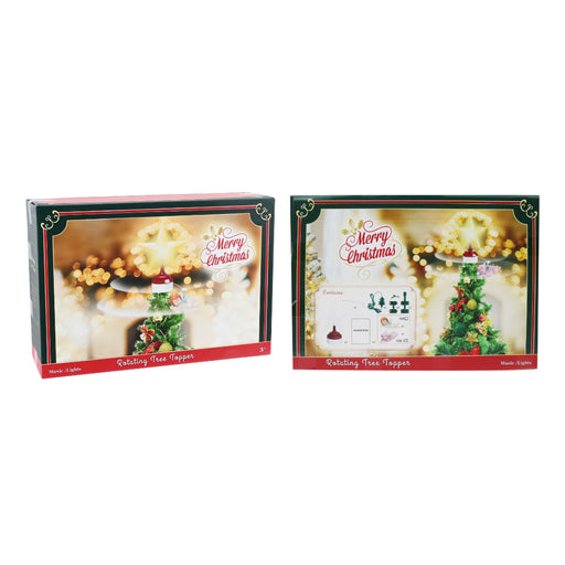 LED Musical Tree Topper Flying Piggy/Angel