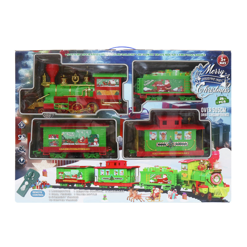 Christmas Remote Control Train Set 26pc