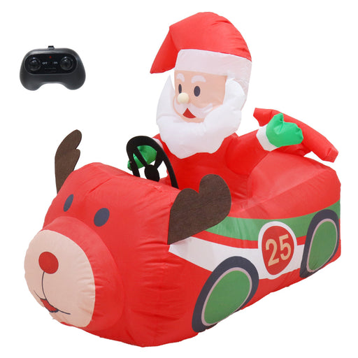 R/C Musical Santa Reindeer Race Car