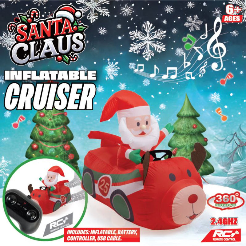 R/C Musical Santa Reindeer Race Car image 6