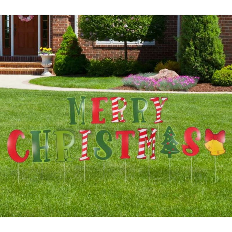 Merry Christmas Yard Sign Corflute 15pk image 4