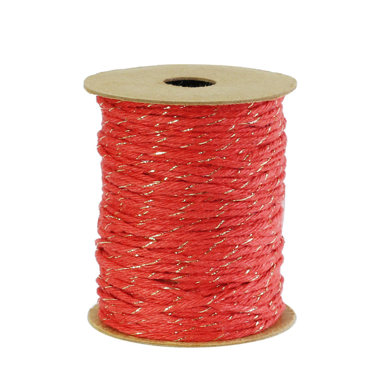 Cotton Twine Metallic Thread 10m Assorted image 5