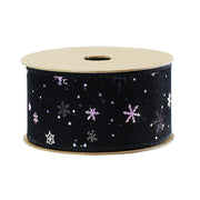 Ribbon Iridescent Snowflake 38mmx3m Assorted image 2