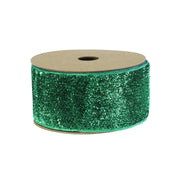 Ribbon Velvet Glittery 38mmx3m Assorted image 4