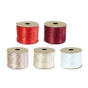Ribbon Twinkly Satin 63mmx2.7m Assorted