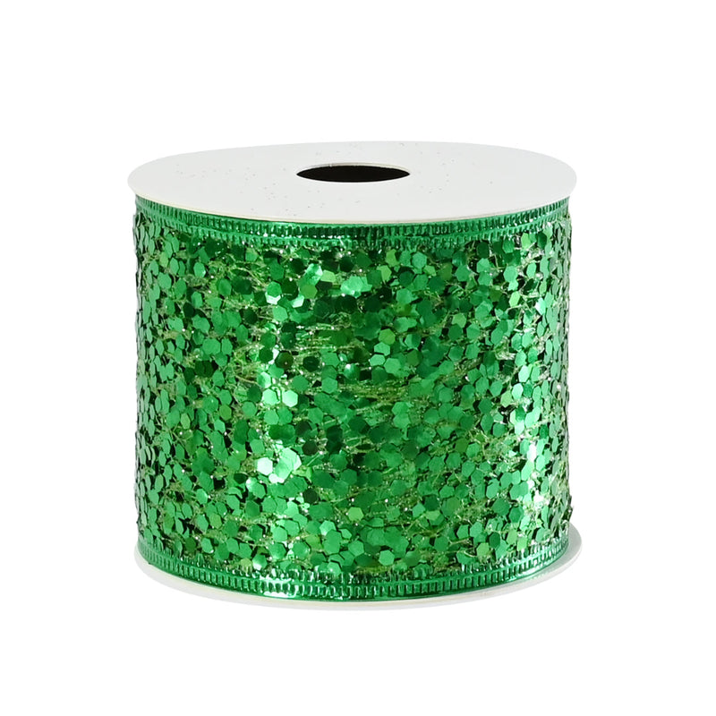 Ribbon Mesh Sequin 63mmx2.7m Assorted image 7