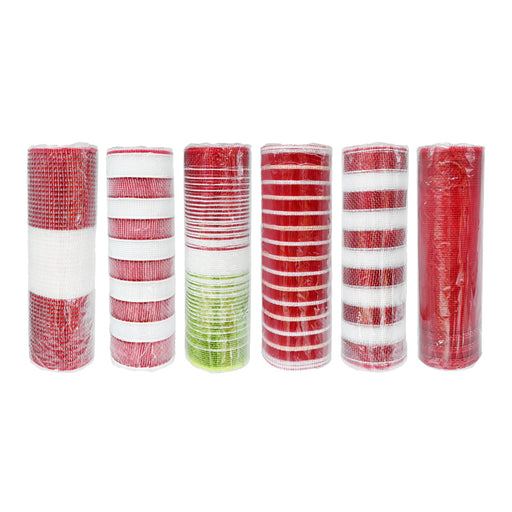 Tree Ribbon Wide Roll 9M Assorted