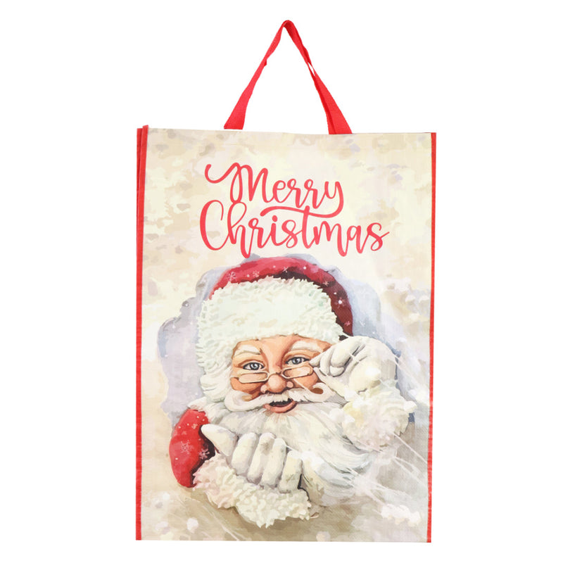 Shopper Bag Jumbo Retro Santa Assorted 3