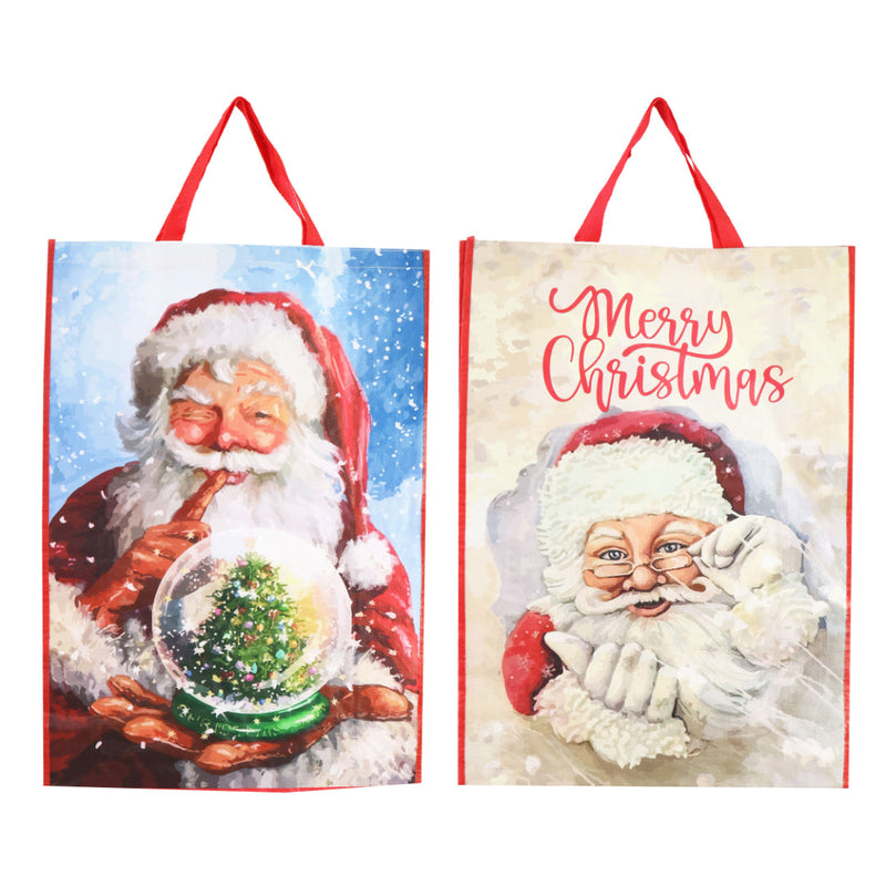 Shopper Bag Jumbo Retro Santa Assorted