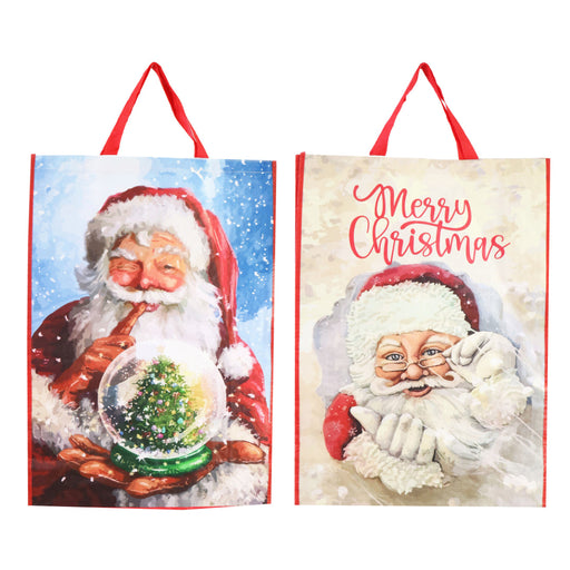 Shopper Bag Jumbo Retro Santa Assorted