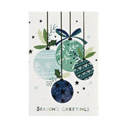 Cards Blue-Green Foiled Traditional 10pk 3