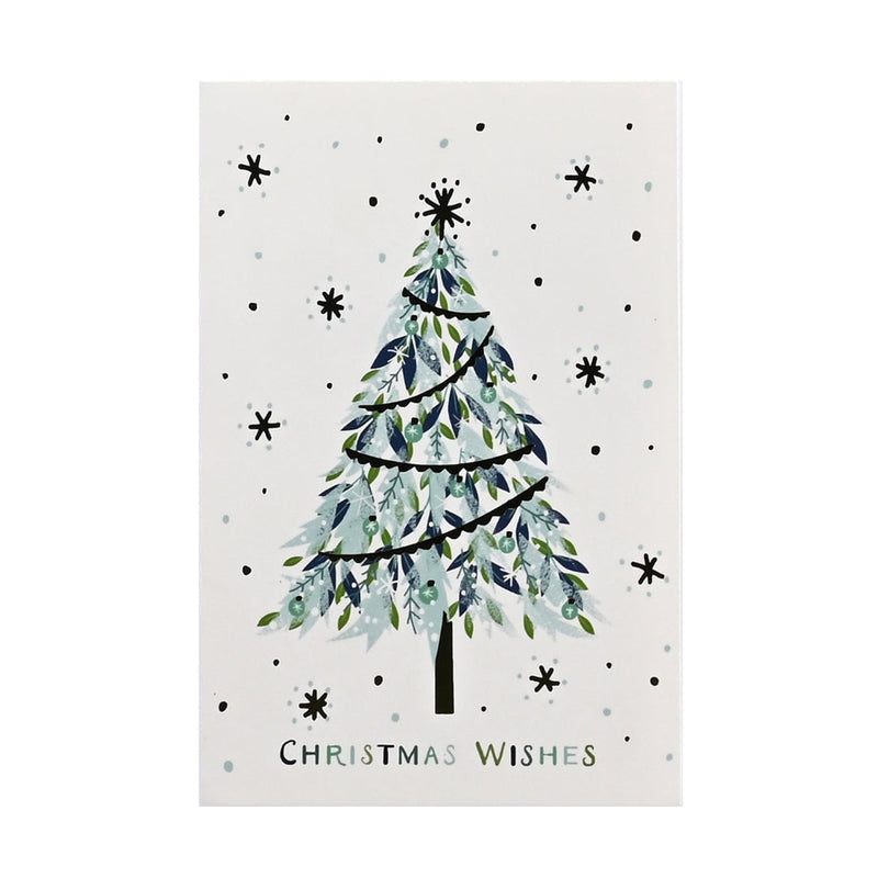 Cards Blue-Green Foiled Traditional 10pk 5