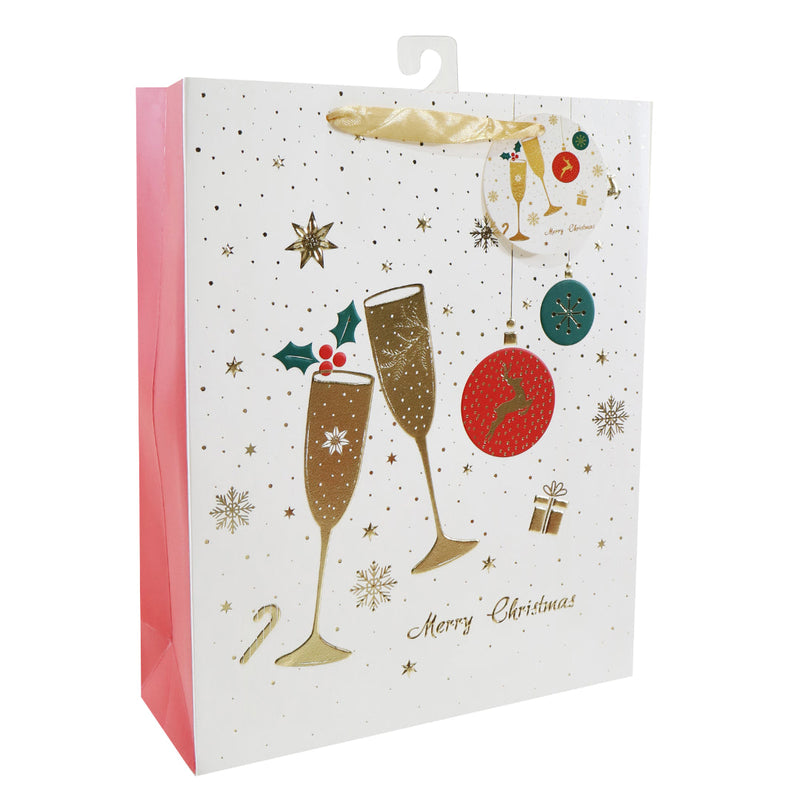 Giftbag Lge Contemporary Foiled Assorted 2