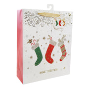 Giftbag Lge Contemporary Foiled Assorted 4
