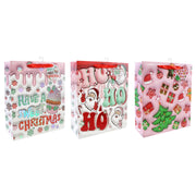 Giftbag Lge Sweet Christmas Laser Assorted – thumbnail