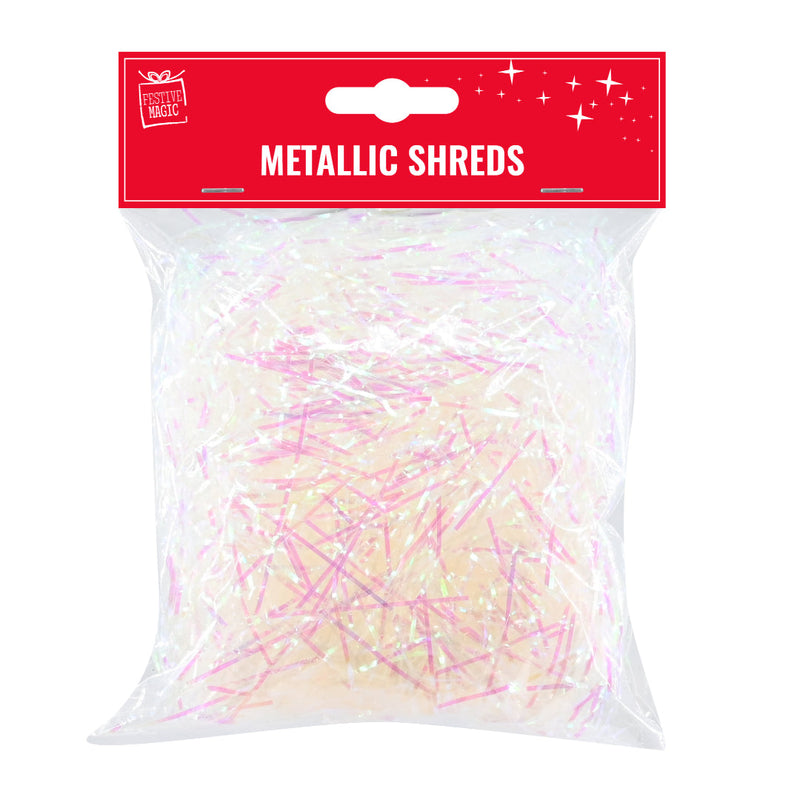 Metallic Christmas Hamper Shreds 25gm Assorted 4
