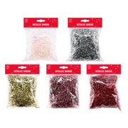 Metallic Christmas Hamper Shreds 25gm Assorted