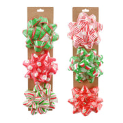 Gift Bows Printed 3pk Assorted – thumbnail