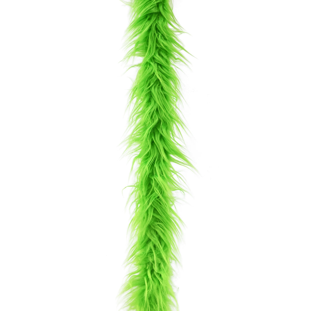 Mean Green Faux Fur Ribbon 50mmx2m - Roni's — Ronis