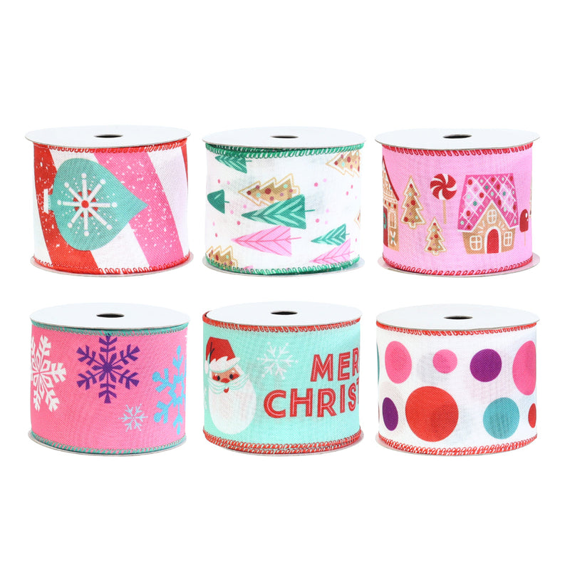 Ribbon Candyfloss Mix 63mmx2.7m Assorted 