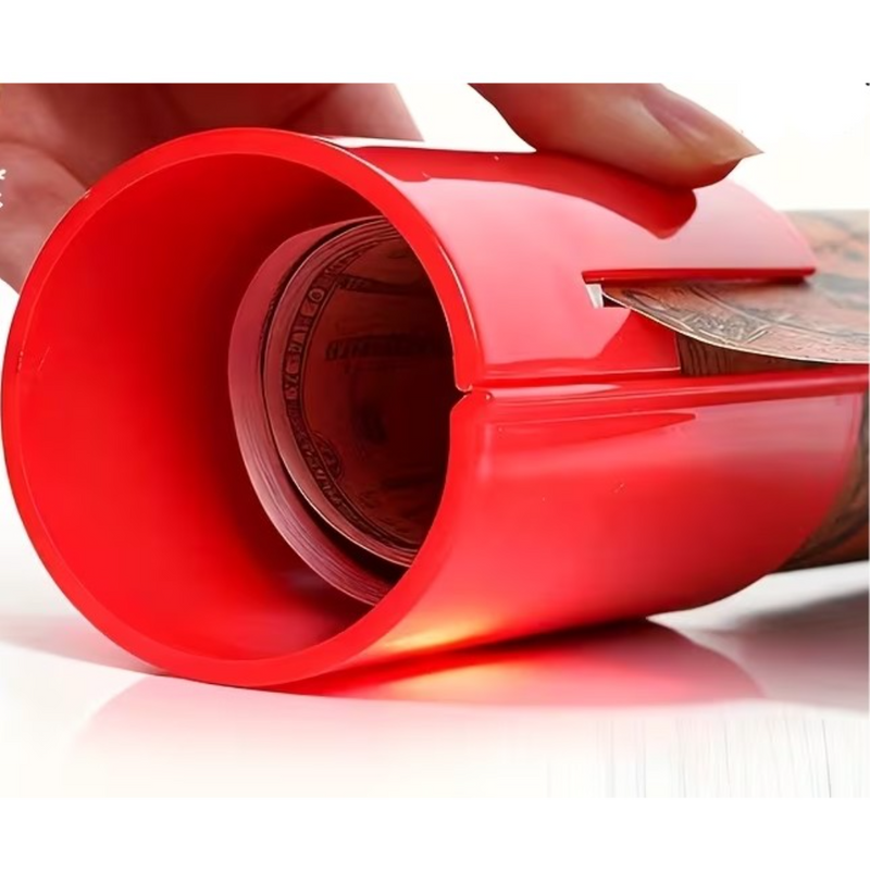 Red Christmas wrapping paper cutter accessory