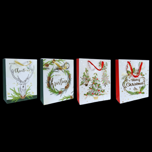 Giftbag Foilage Foil Large Asstd