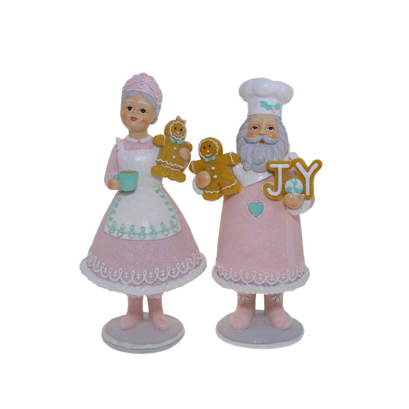 Ronis Pink Gingerbread Mr&Mrs 2 Assorted