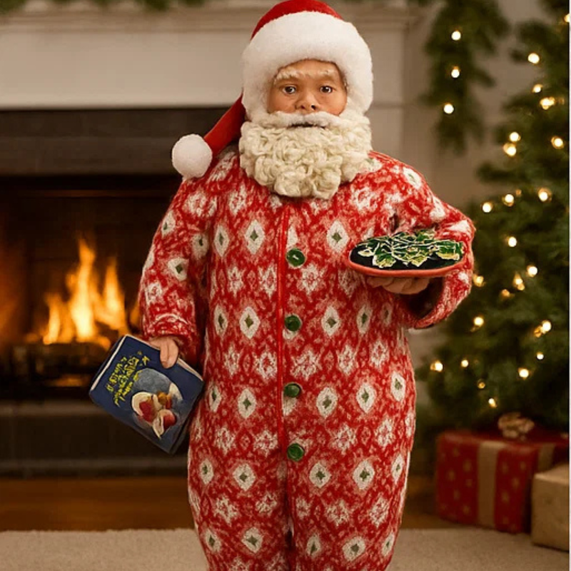 Santa Claus Pajamas with Book