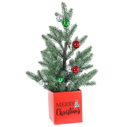 Potted Pine Christmas Tree 43cm