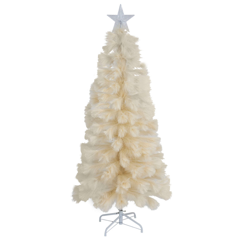 LED Pampas F/Optic Tree Cream 150cm image 3