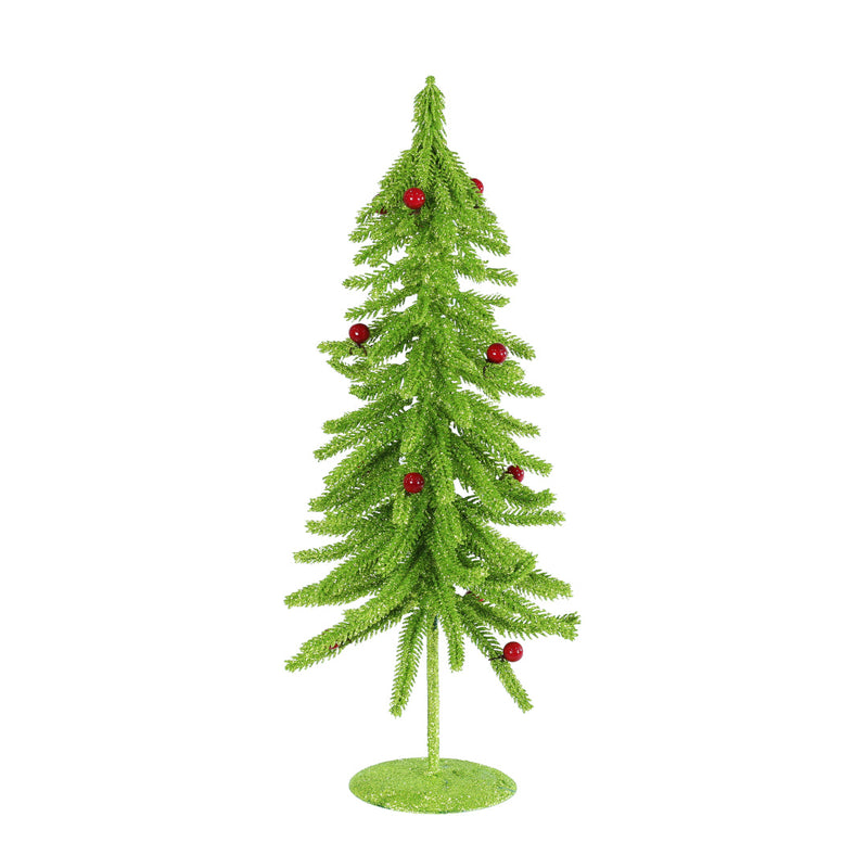 Mean Green Glitter Berry Tree 40cm