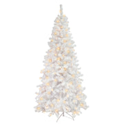 Flocked White Tree 210cm Pre-Lit 