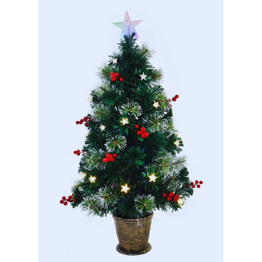 F/Optic Tree Snowy Pine Flash 90cm