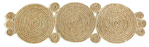 Natural Spiral Runner 136x40cm