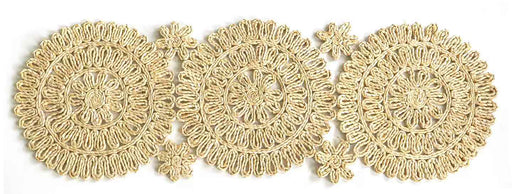 Natural Flower Runner 104x35cm