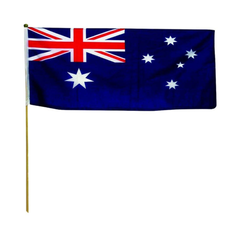 Small 60x30cm Australian flag on stick