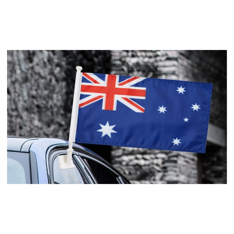Pack of two Australian car flags 45x22.5cm